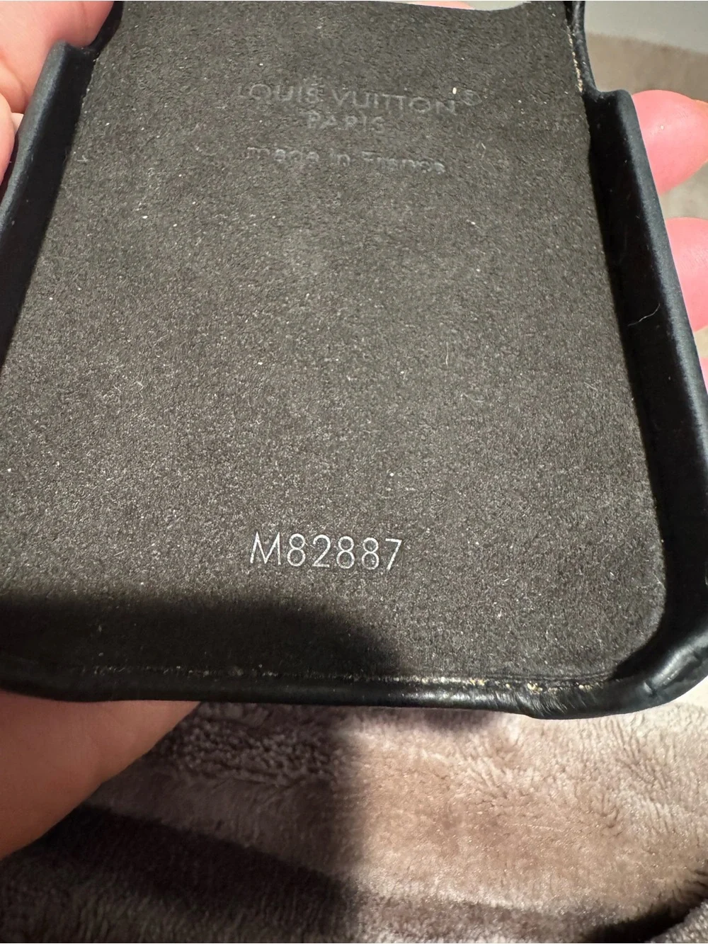 Louis Vuitton Brown and Black Monogram iPhone Case